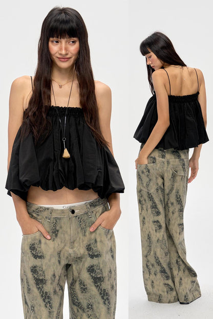 Chic Halter Spice Girls Smock Top