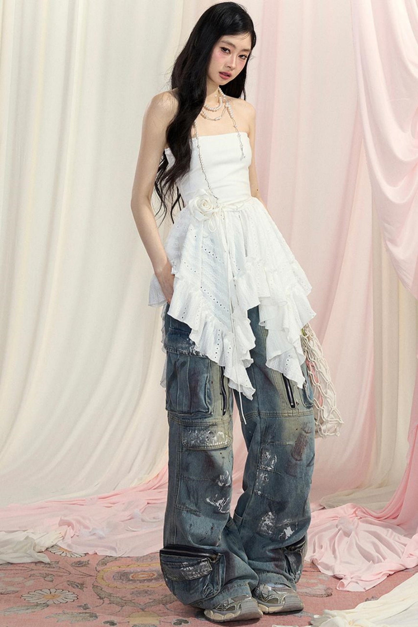 Suzuran Graphic Tank Top