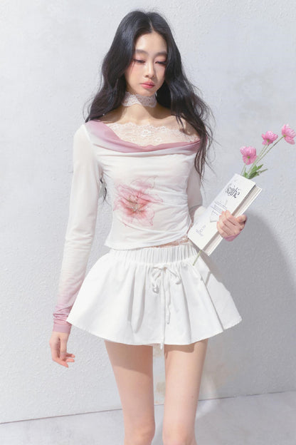 Romance A-Line Layered Skirt