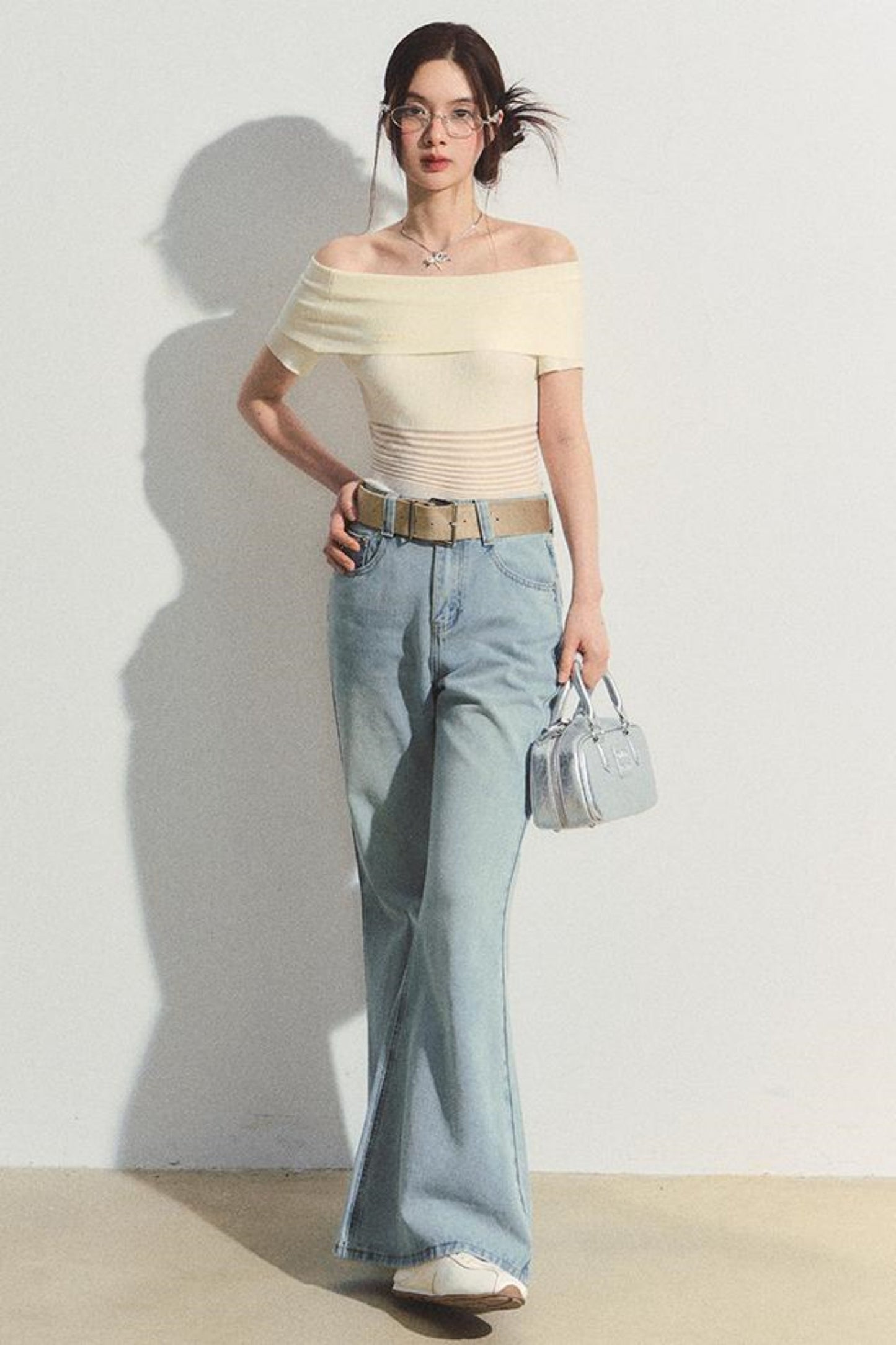 Flare Wide-Leg Jeans