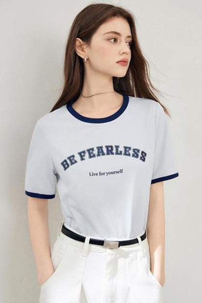 Modern Oversized Letter T-Shirt