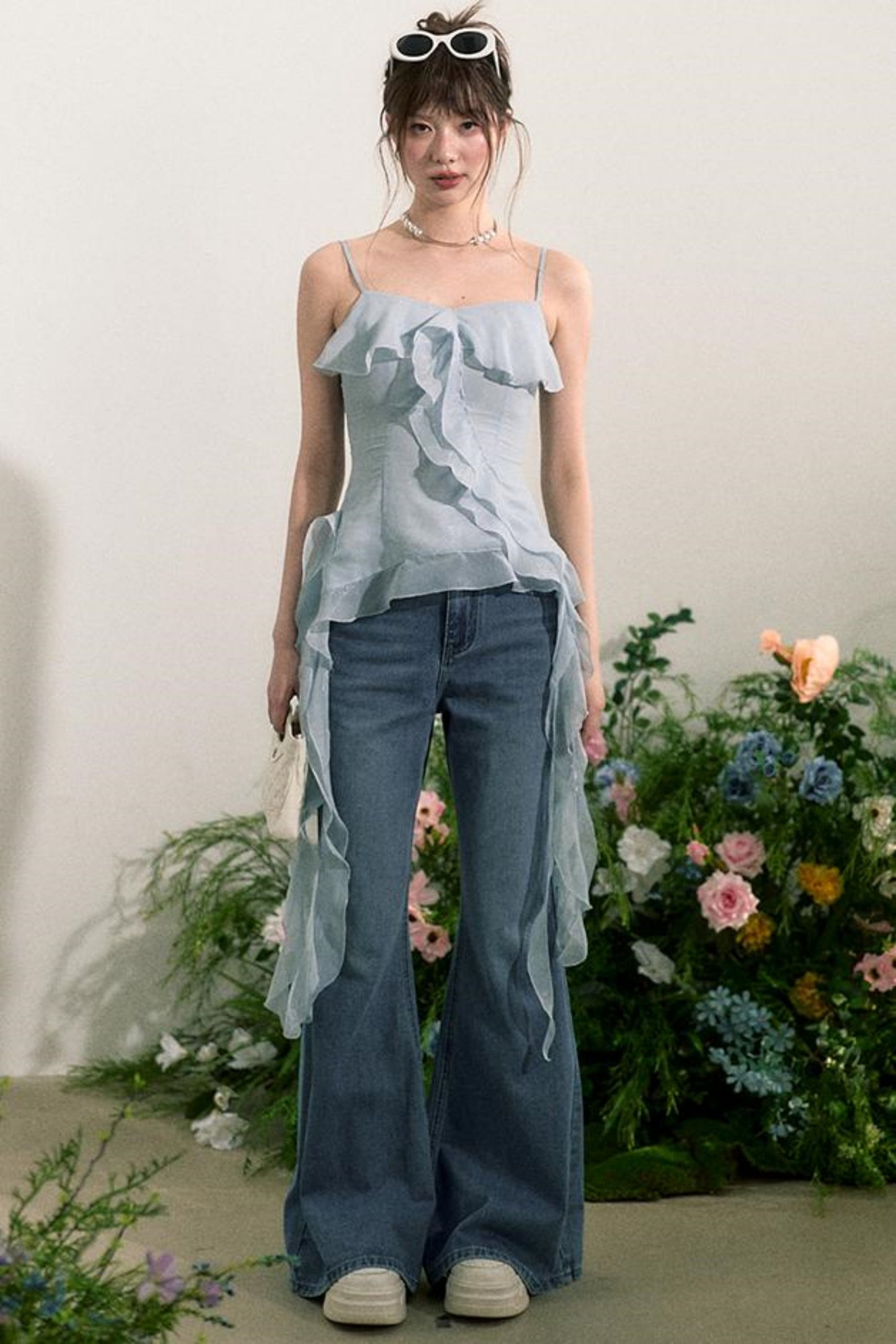 Flare Wide-Leg Jeans