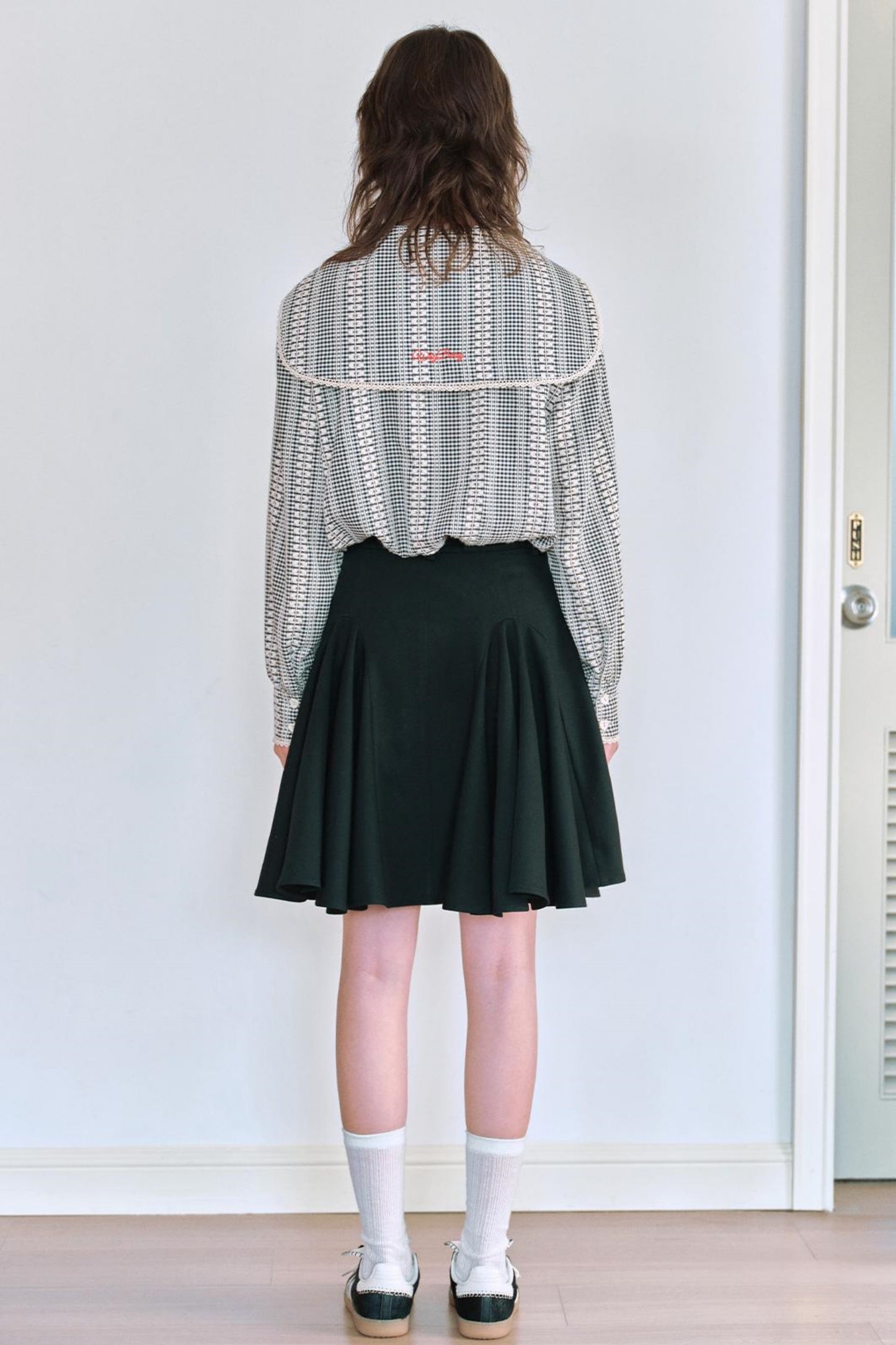 Butterfly shadow A line skirt