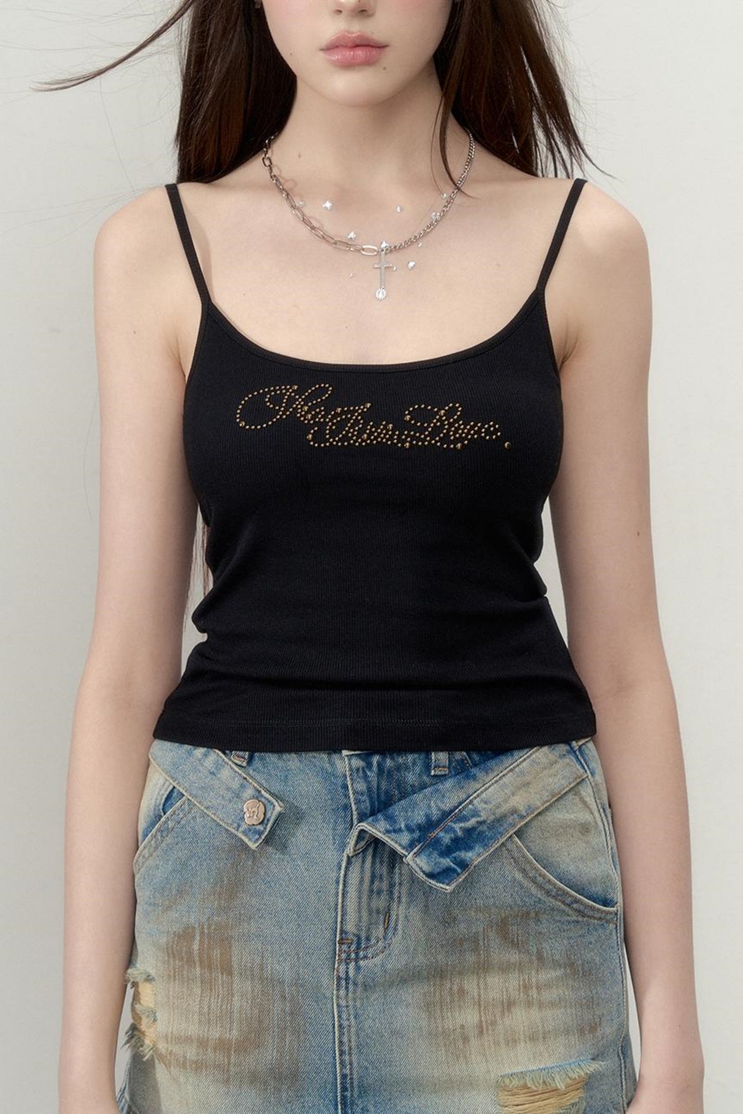 Rivet Alphabet Camisole Set-Up