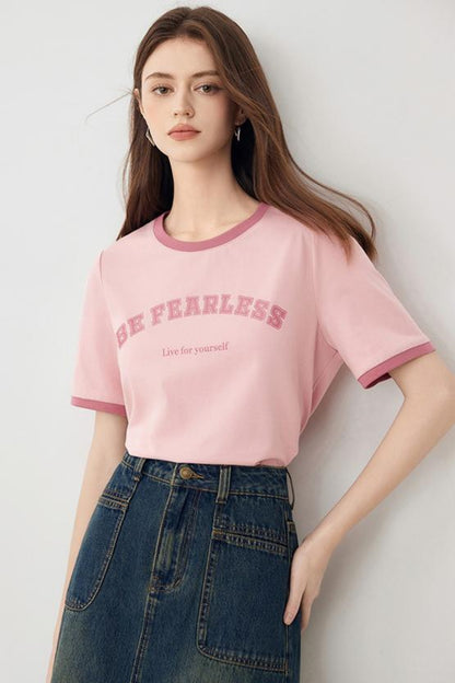 Modern Oversized Letter T-Shirt