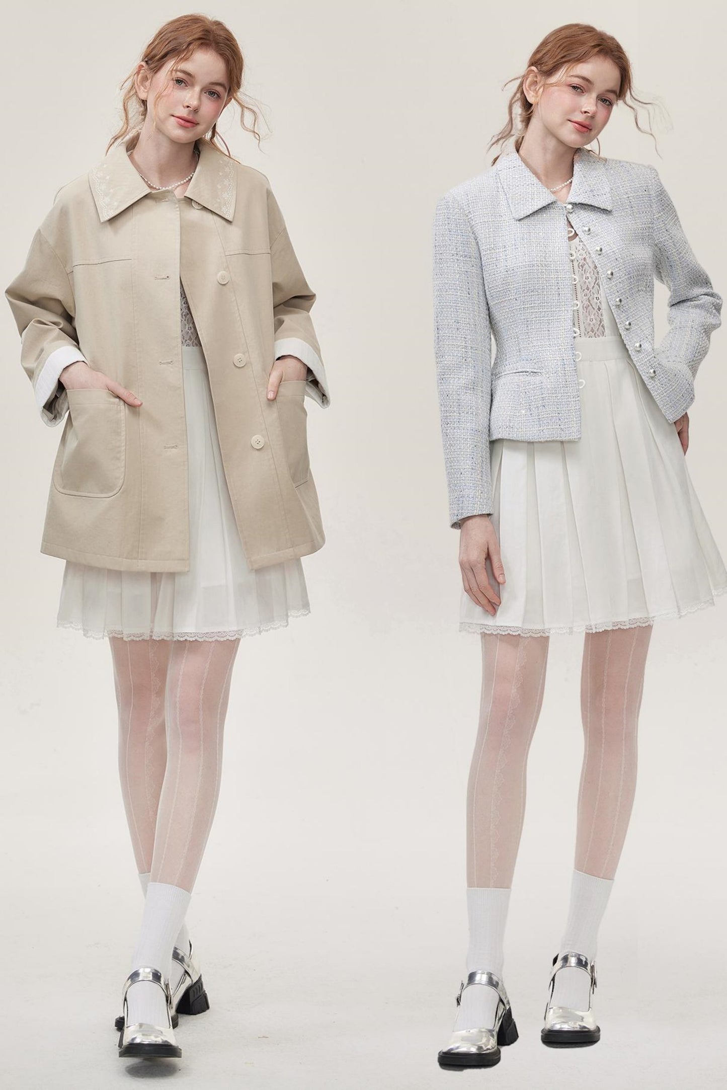 White Lace Mini Dress