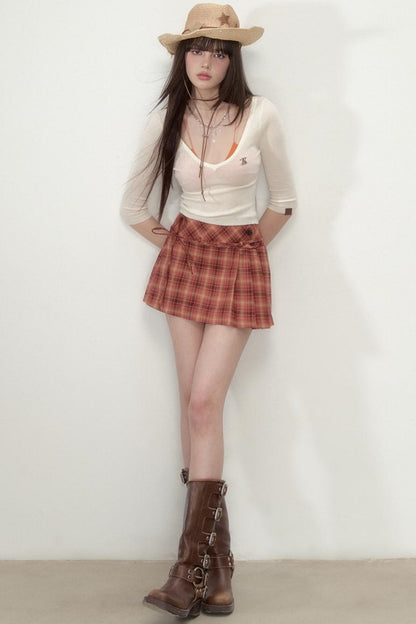 Vintage Strap Cross Bra Top