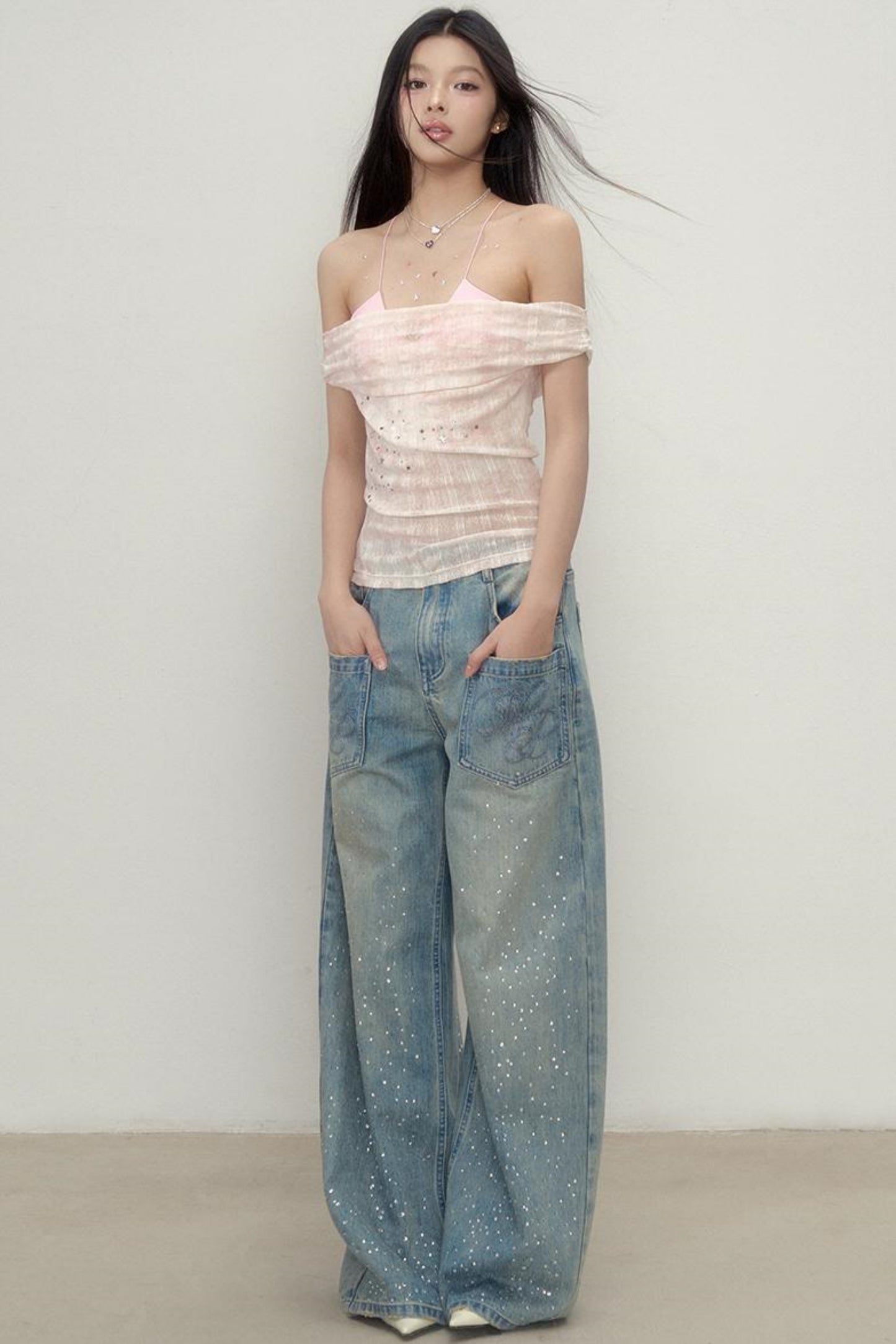 Vintage Strap Cross Bra Top