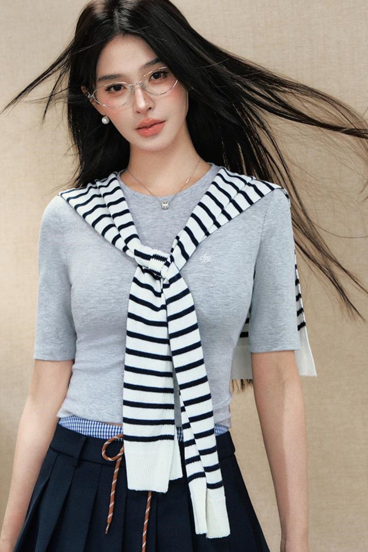 Versatile Tie Up Fashion Outer Shawl