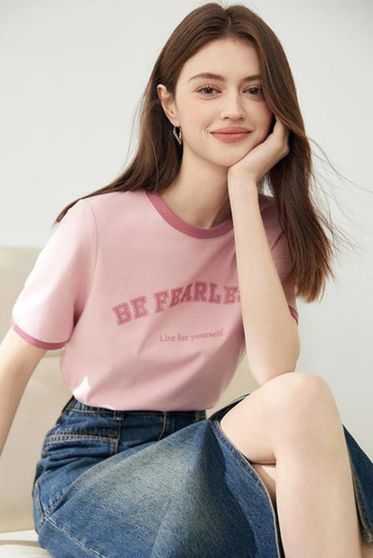Modern Oversized Letter T-Shirt