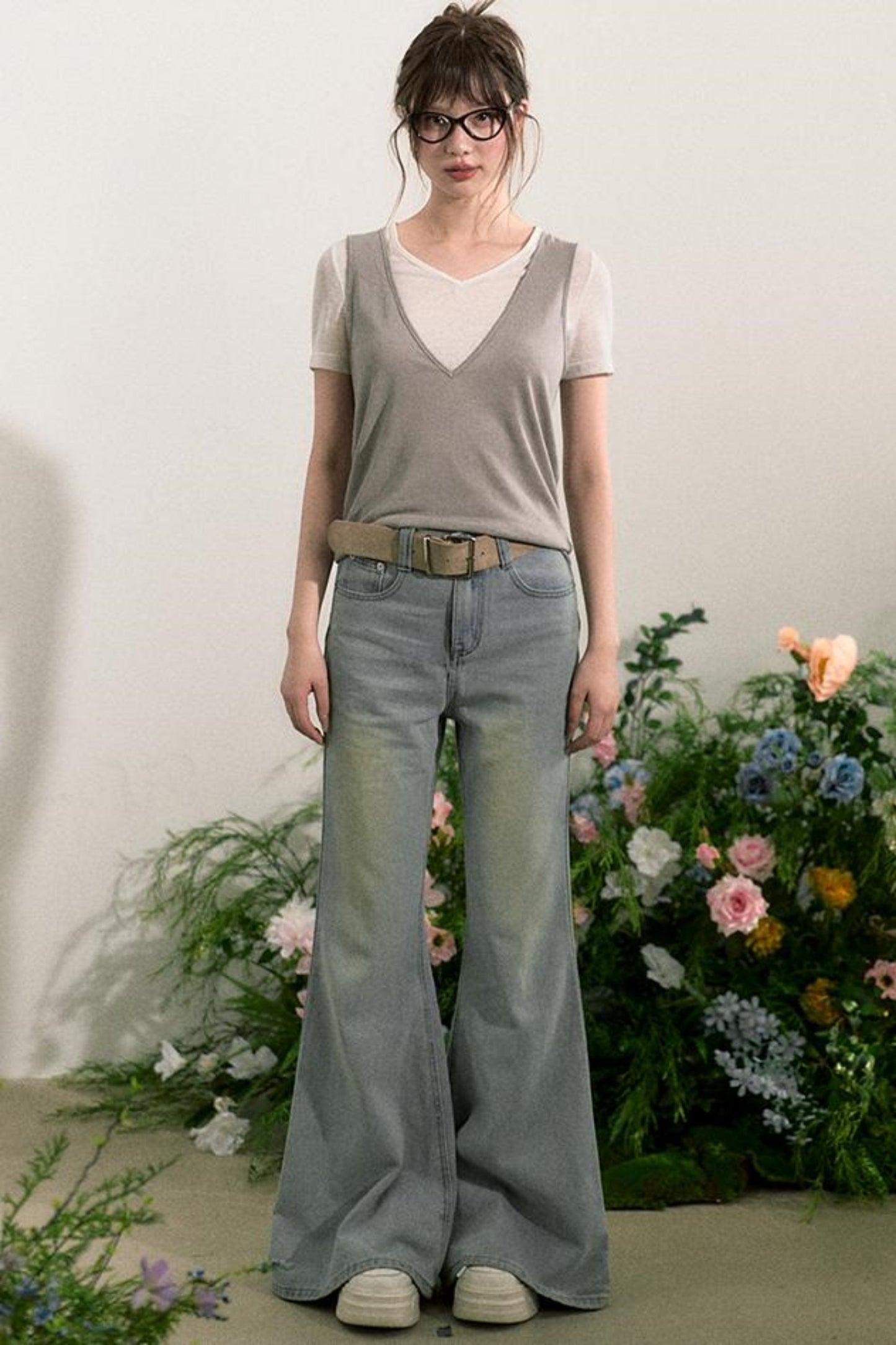 Flare Wide-Leg Jeans