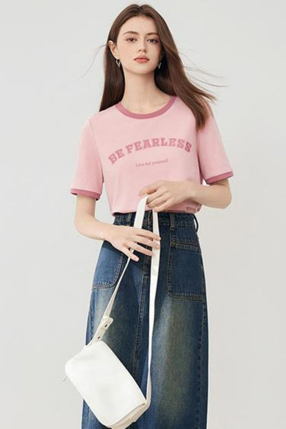Modern Oversized Letter T-Shirt
