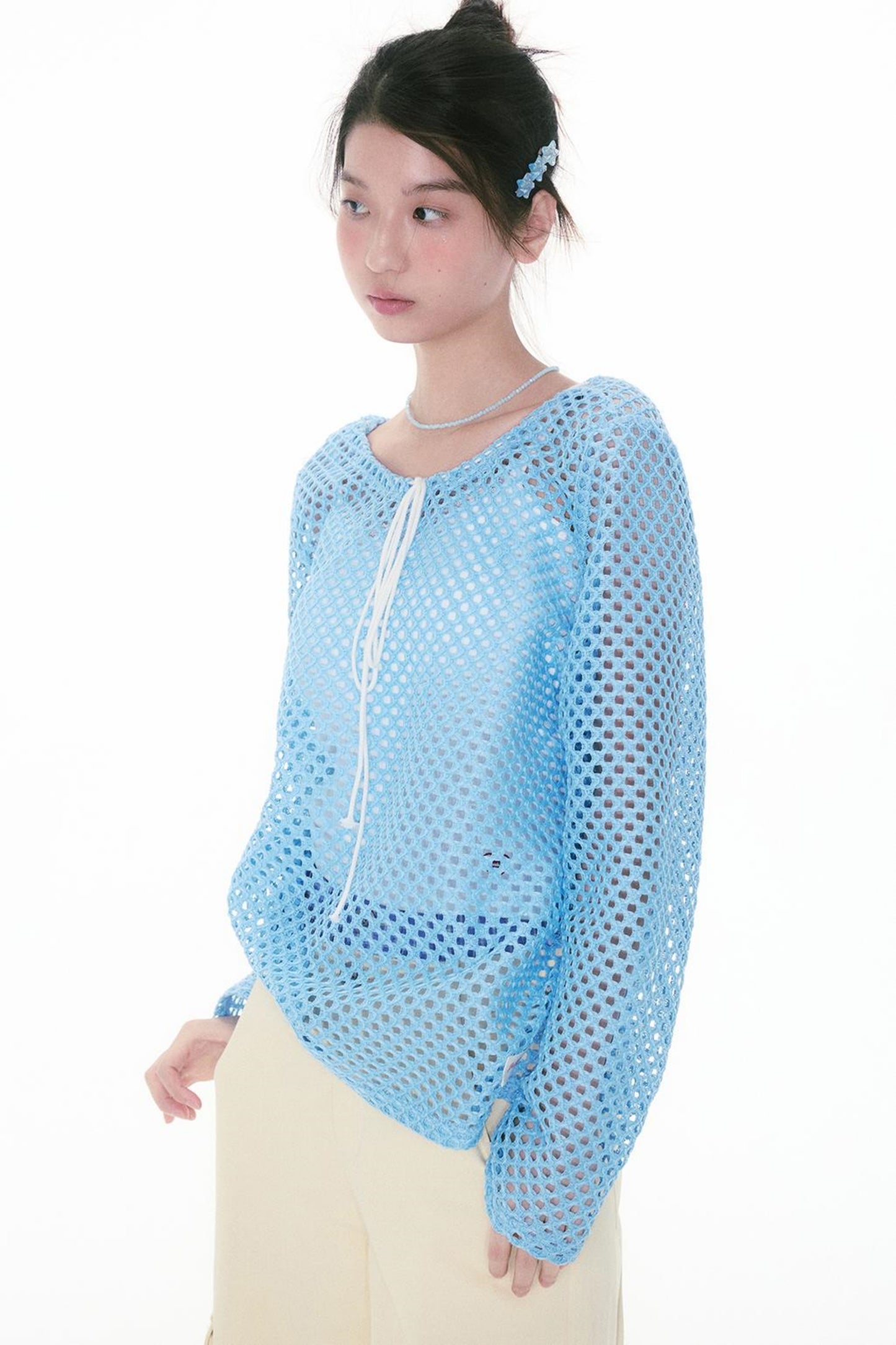 Lightweight Lace Long Sleeve Top