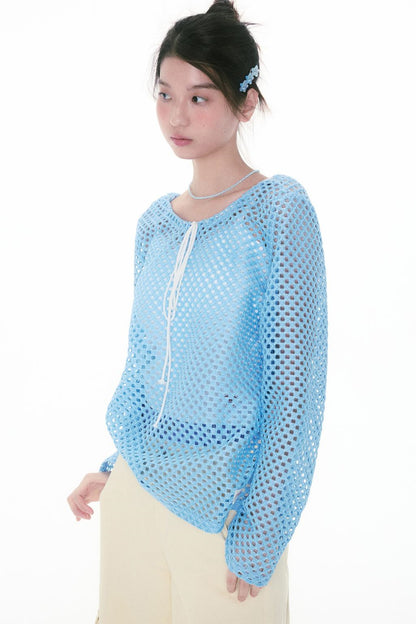 Lightweight Lace Long Sleeve Top