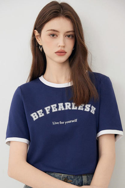 Modern Oversized Letter T-Shirt