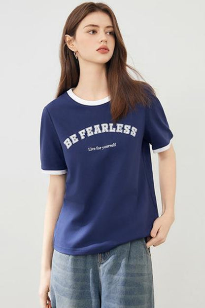 Modern Oversized Letter T-Shirt