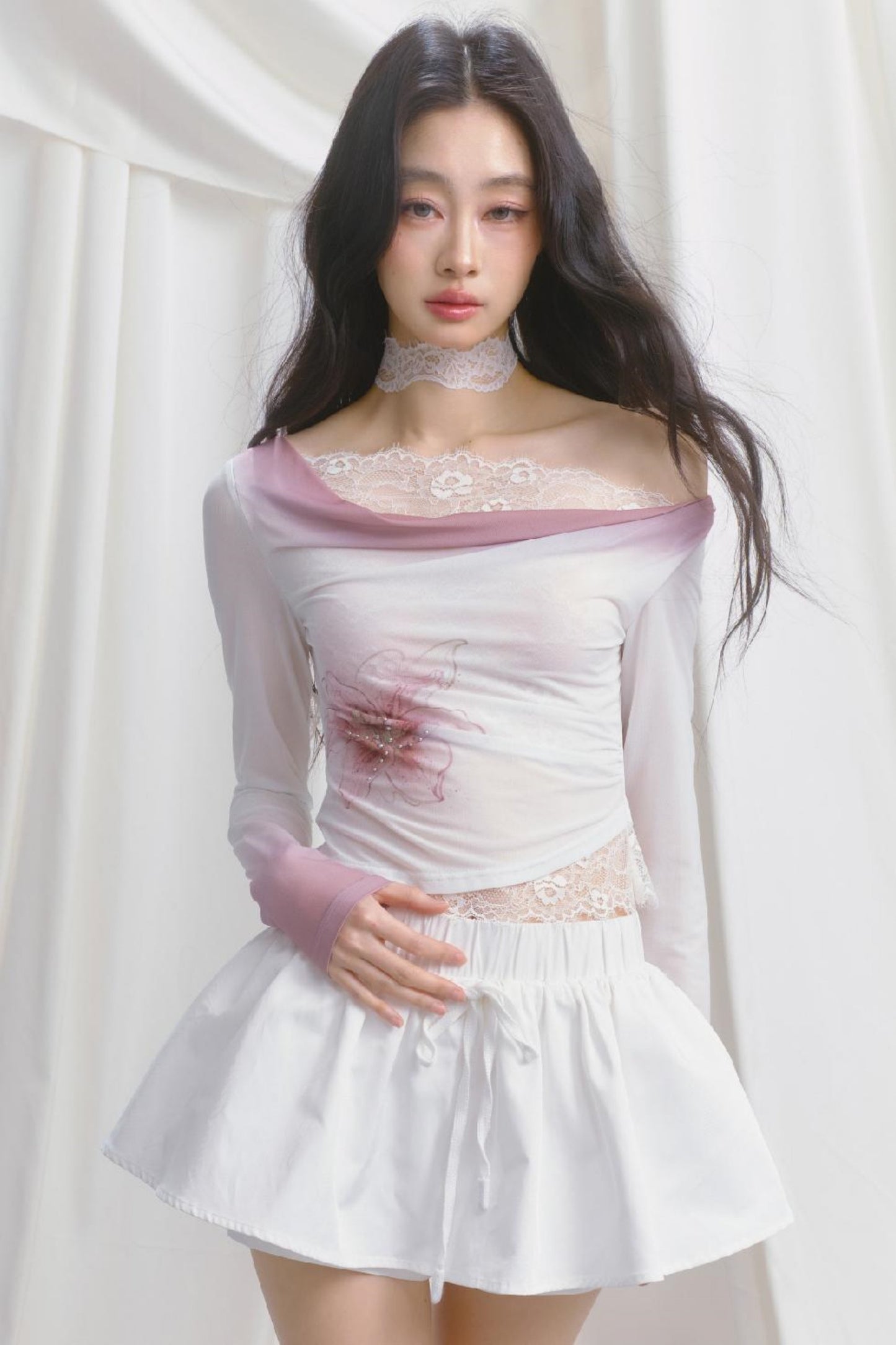 Romance A-Line Layered Skirt