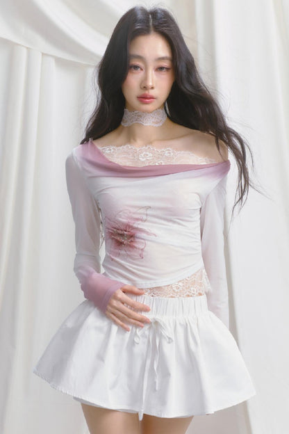 Romance A-Line Layered Skirt