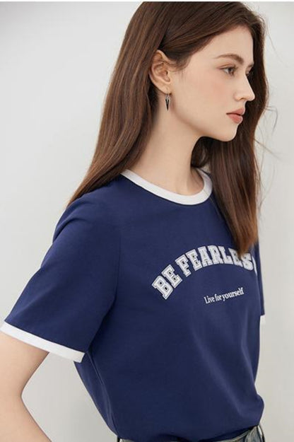 Modern Oversized Letter T-Shirt