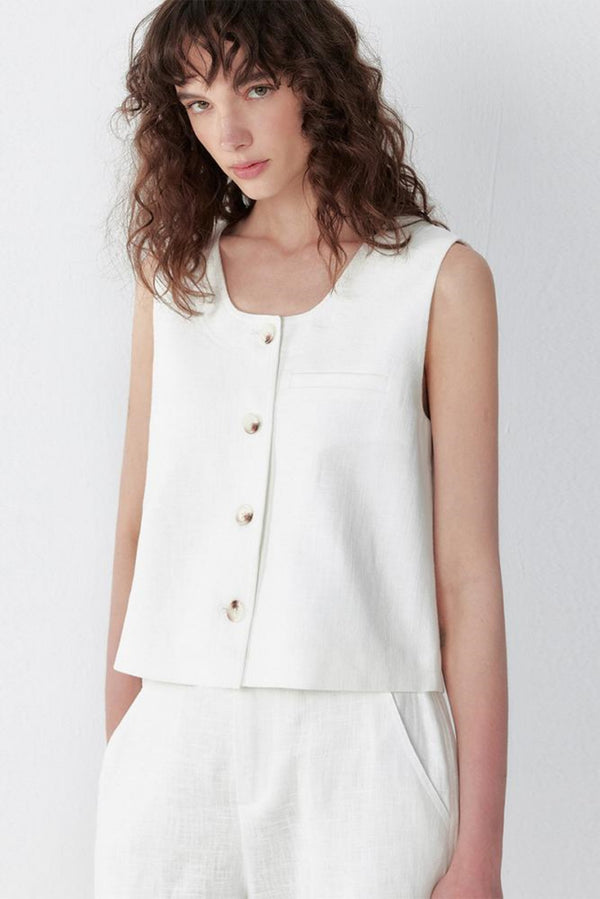 Chic Linen Suit Set-Up