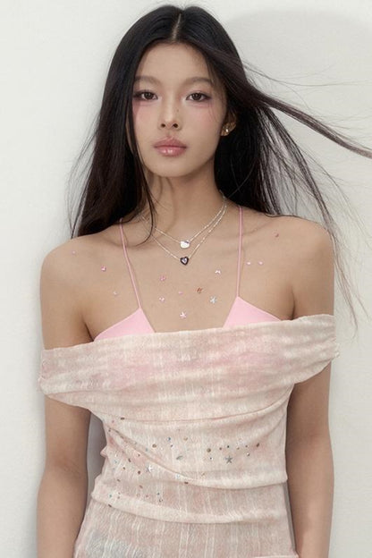 Vintage Strap Cross Bra Top