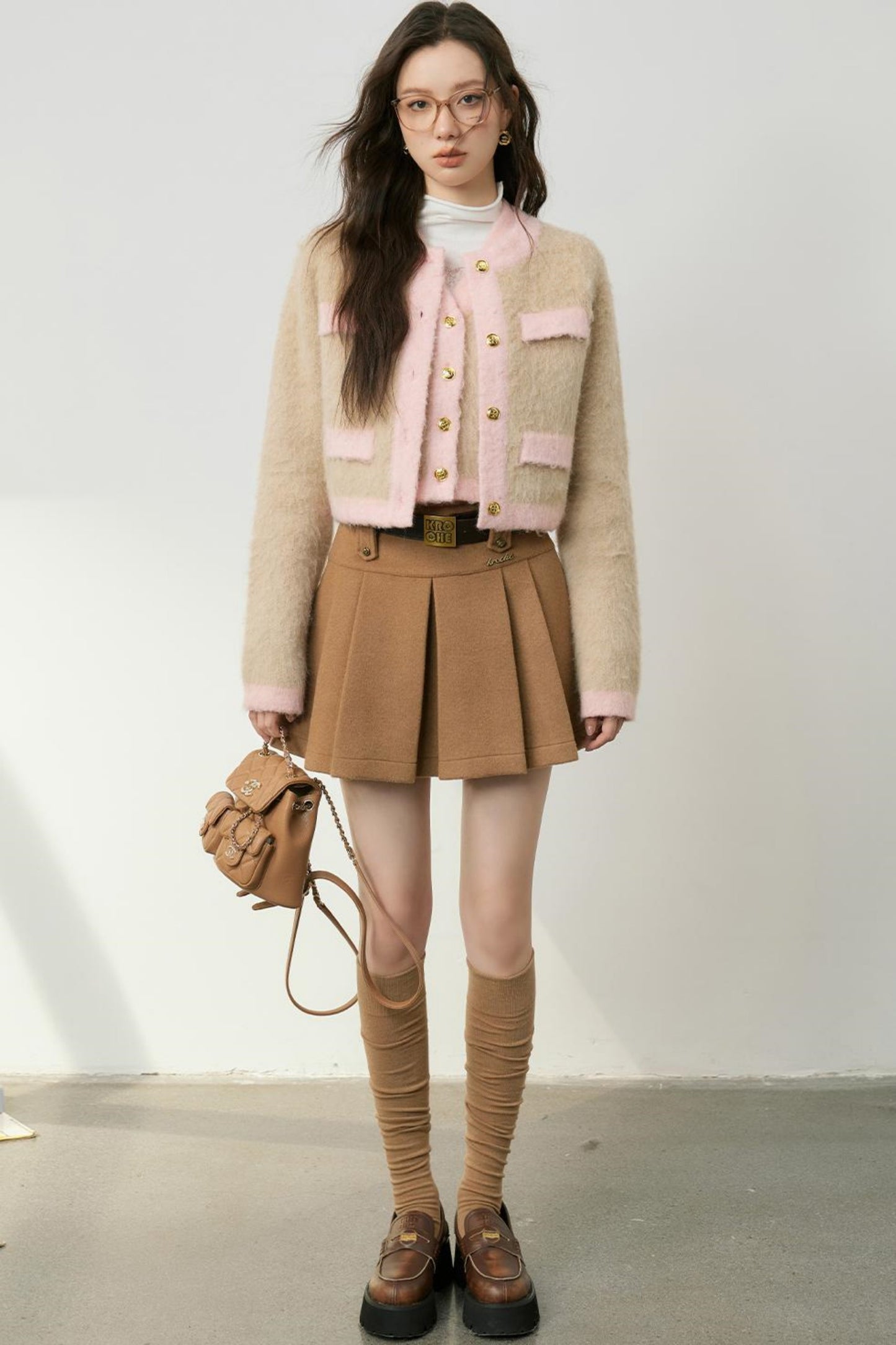 Vintage Style Ombre Knitwear Set-Up