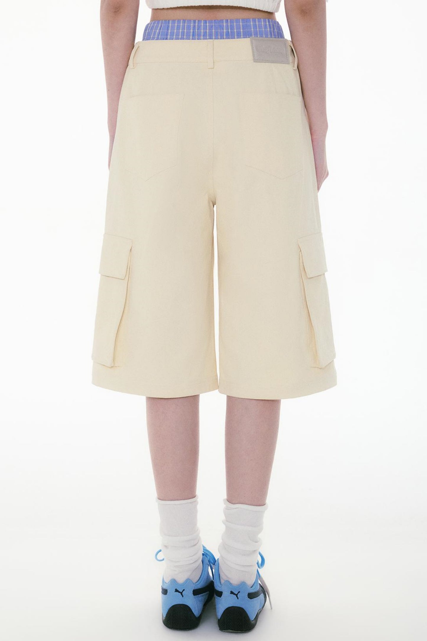 Mid Length Loose Wide Pants