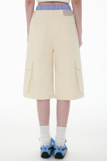 Mid Length Loose Wide Pants