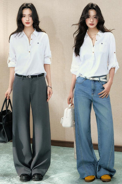 Effortless Long Sleeve Shirt Set-Up