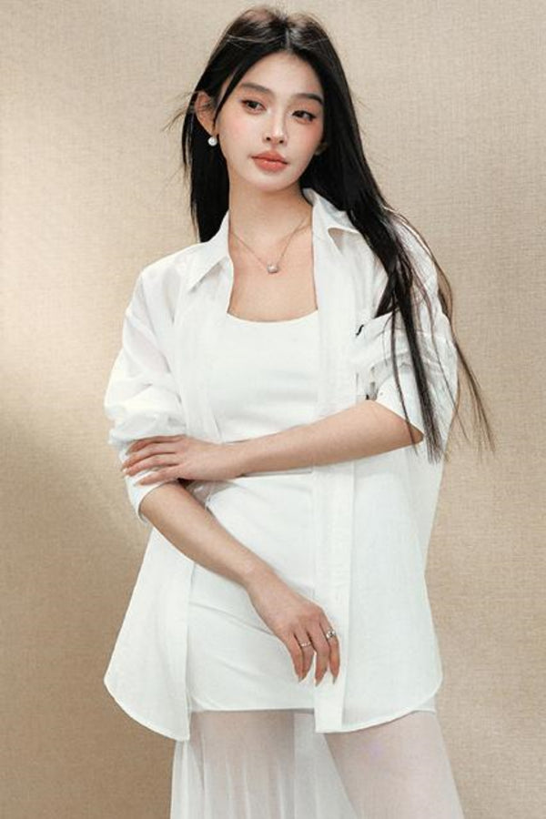 Chic Layered Slip Dress Set-Up