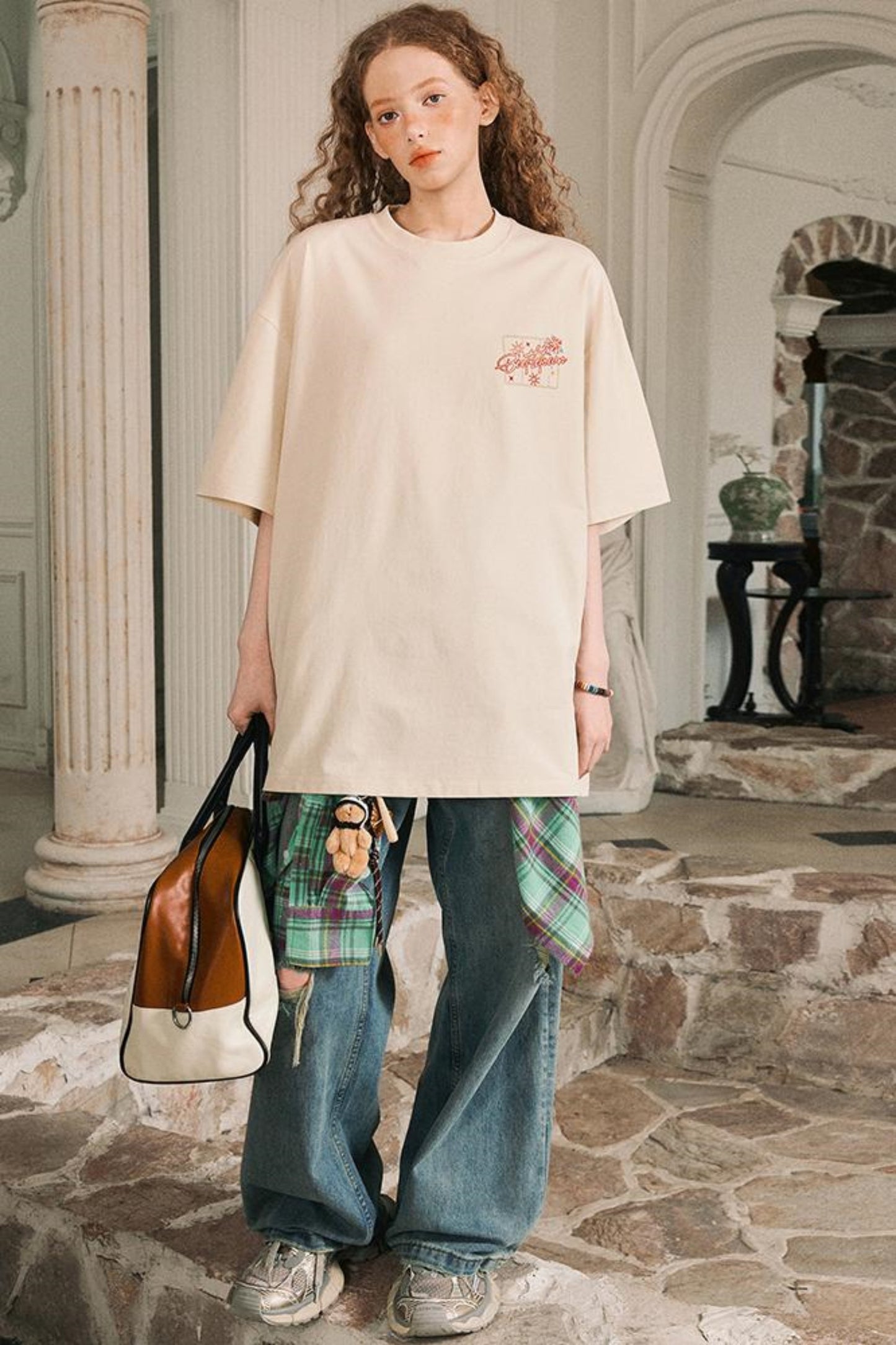 Firework Print Slim Fit T-Shirt