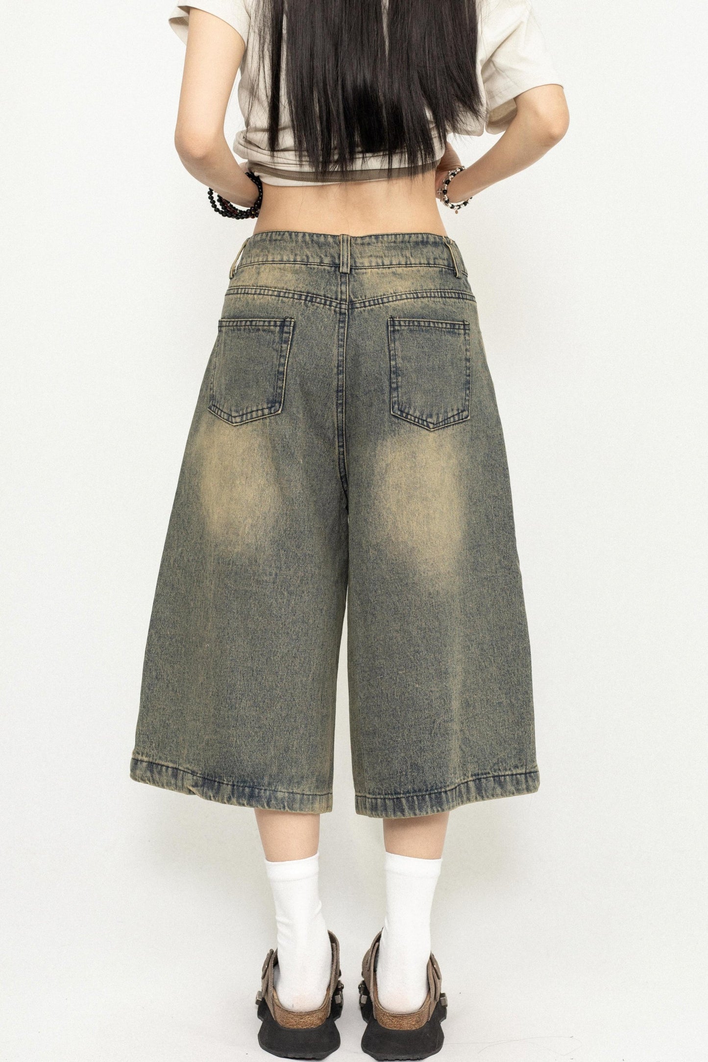 Yellow Wide-Leg Pants