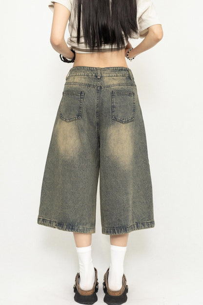 Yellow Wide-Leg Pants