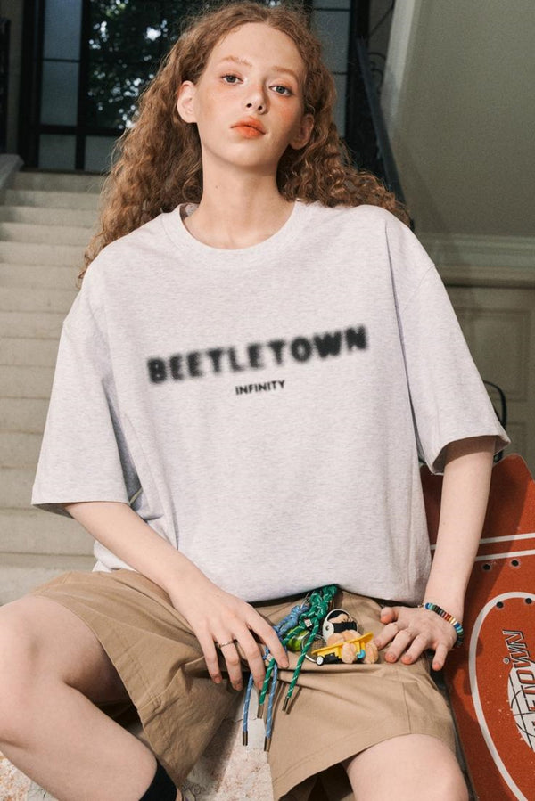 Summer Loose And Short Beetle Tee