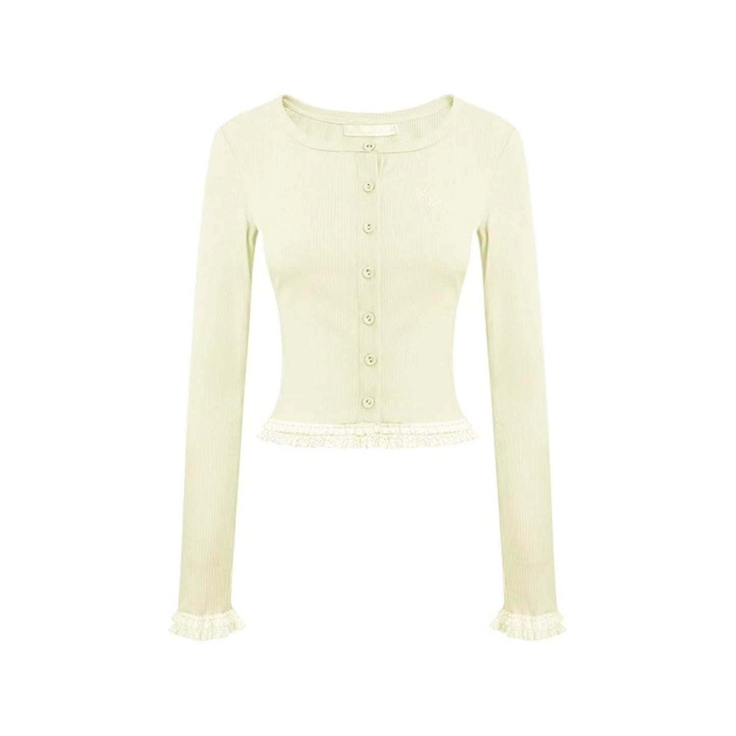 Flower Lace Cardigan Set-Up