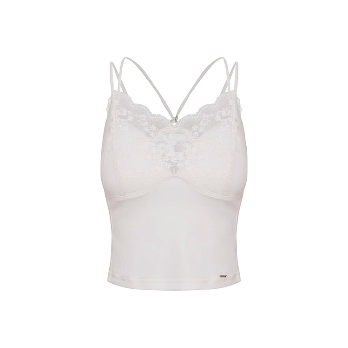 Patchwork Lace Camisole Set-Up