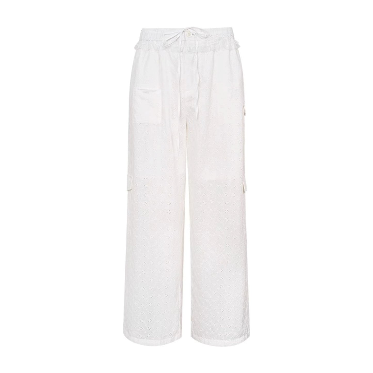 Lace Embrace Wide Leg Trousers