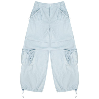 High-Waisted Wide-Leg Trousers