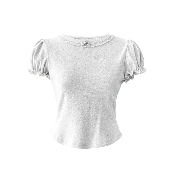 Lace Peplum Tee