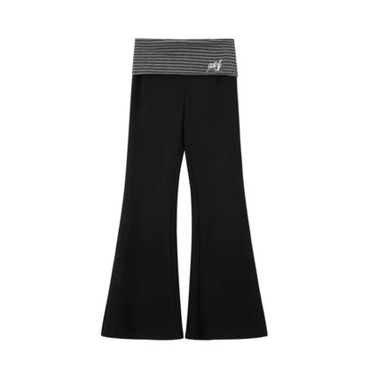 Striped Flared Pants Set-Up