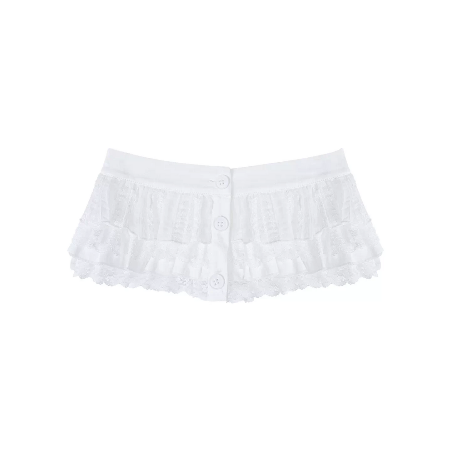 Lace Off-Shoulder Top Skirt Pants Set-Up