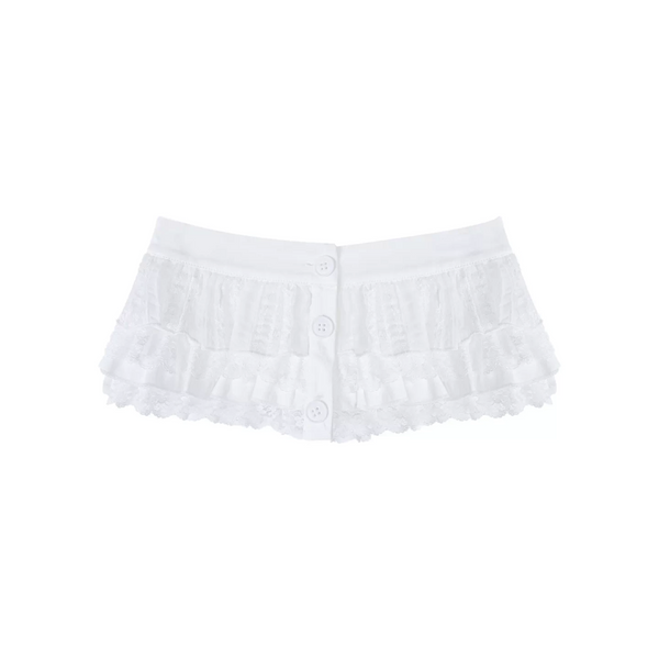 Lace Off-Shoulder Top Skirt Pants Set-Up