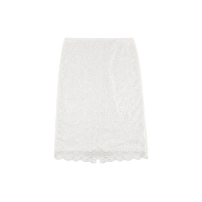 Tencel-Woll-Spitzen-Strickjacken- und Rock-Set