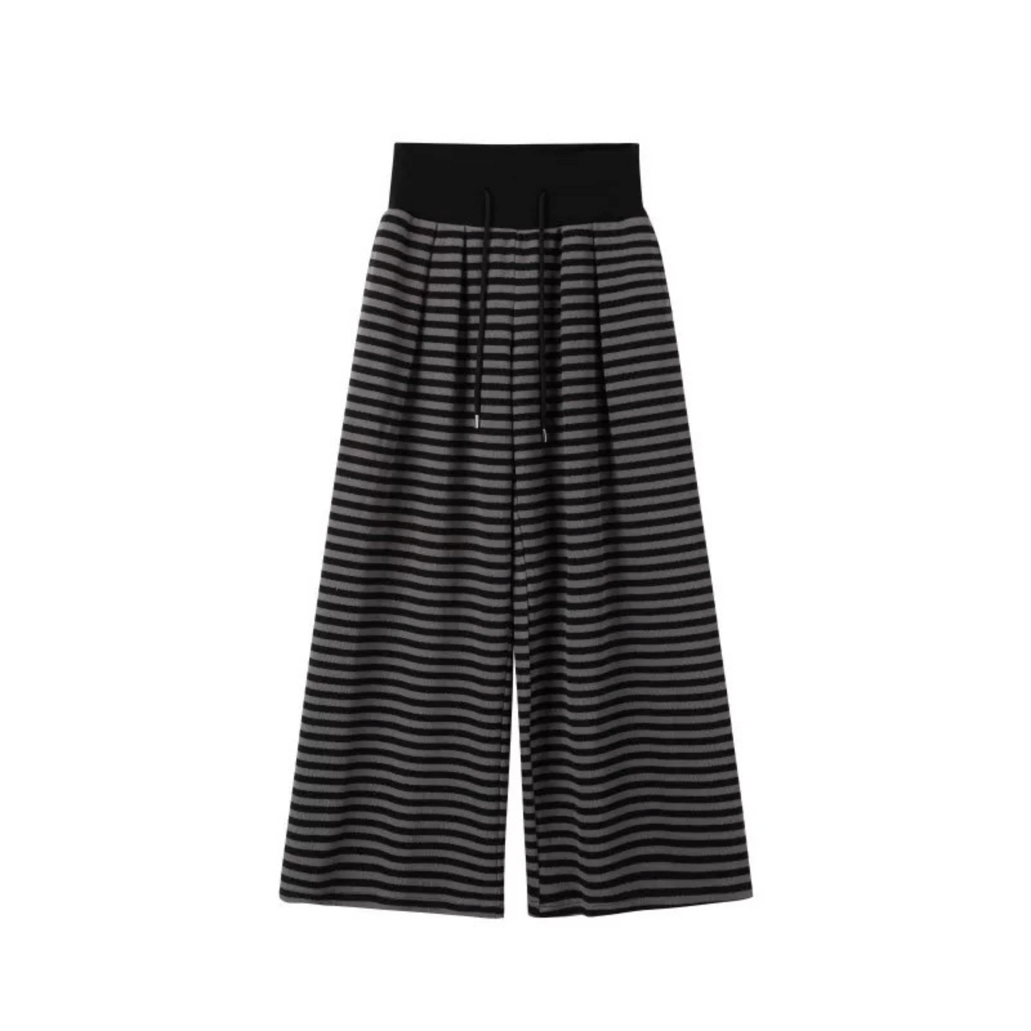 Knitted Camisole and Striped Pants
