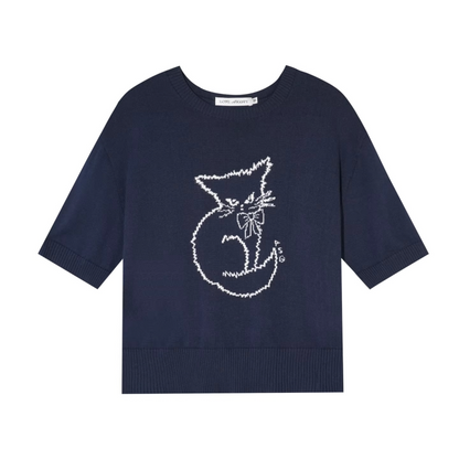Completo camicia a quadri con orlo grezzo