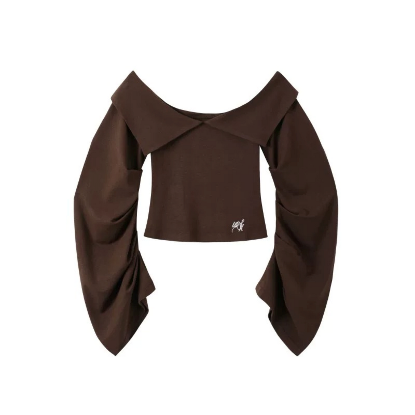 Polka Dot Off-Shoulder Knit Set-Up