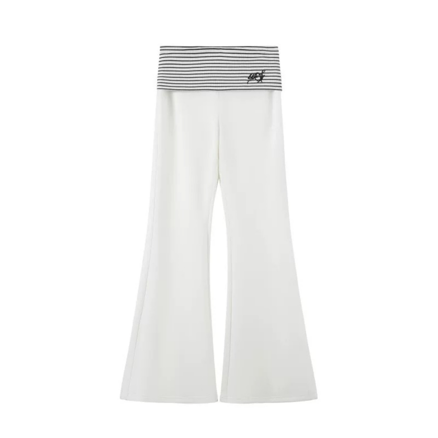 Striped Flared Pants Set-Up