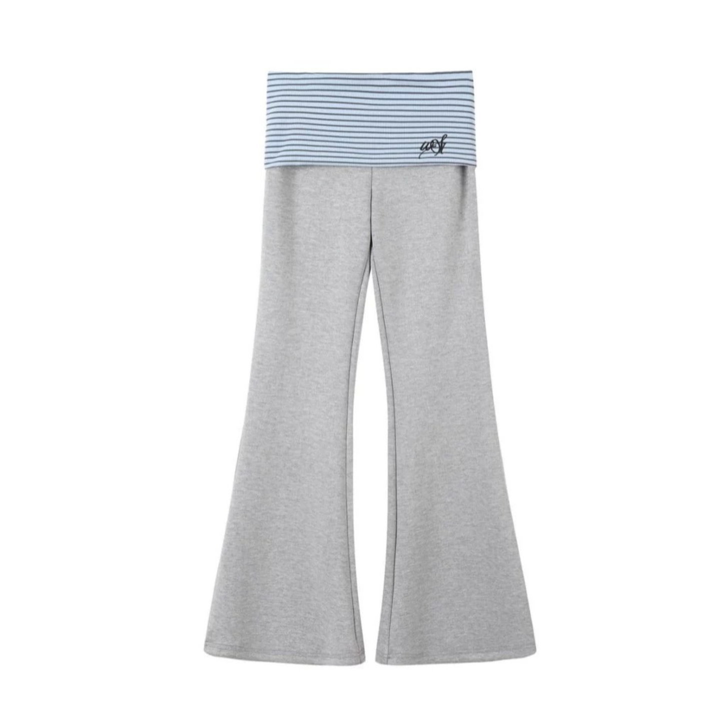 Striped Flared Pants Set-Up