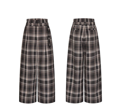 Secret Lazy Plaid Pants