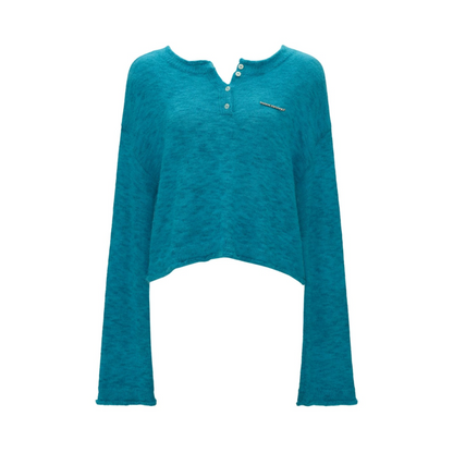 Backless Mohair Blouse